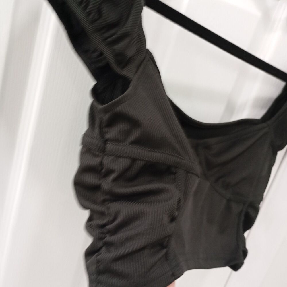 Crop Top  Size M Women's Black - Picture 4 of 12